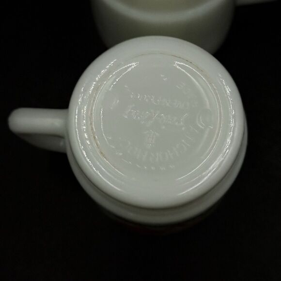 Set of 2 Vintage McDonalds Good Morning Coffee Mug Cup Fire King Anchor Hocking - Picture 5 of 7